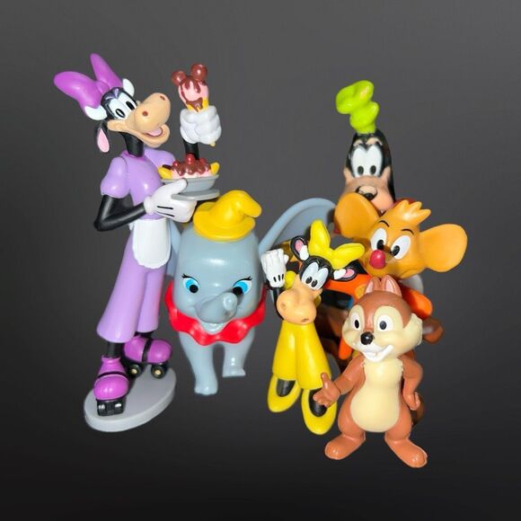 Lot of 29 Disney Figures Minnie Micky Dumbo Pluto Goofy Donald Clarabell 1-2" B2 - Picture 4 of 11